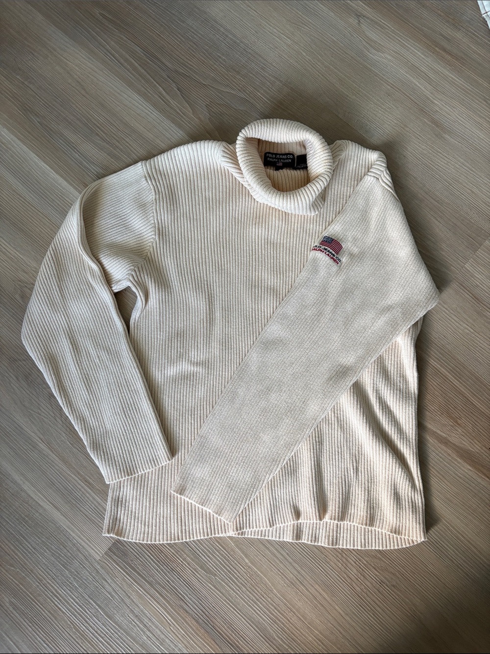 Ralph Lauren Polo rib knit sweater - size large
